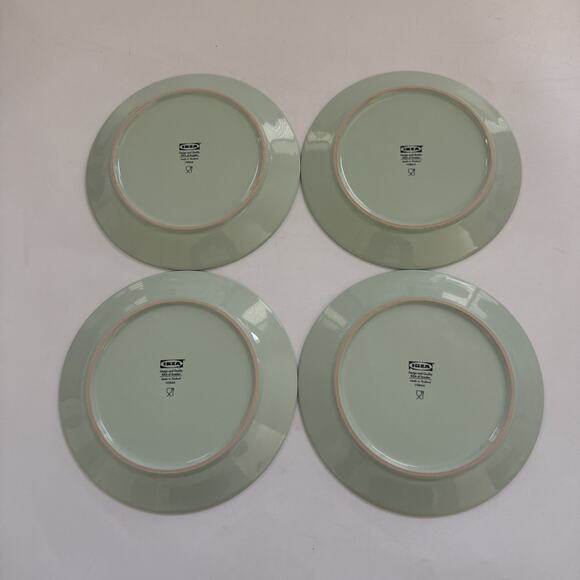 Set of 4 Ikea of Sweden Salad Desert Plates 100866 MCM 8 1/4" Mint Color EUC - Picture 2 of 7